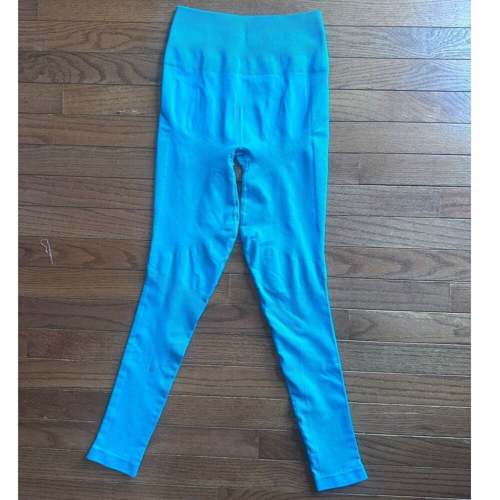 Lululemon Flow and Go Crop Teal Size SMALL